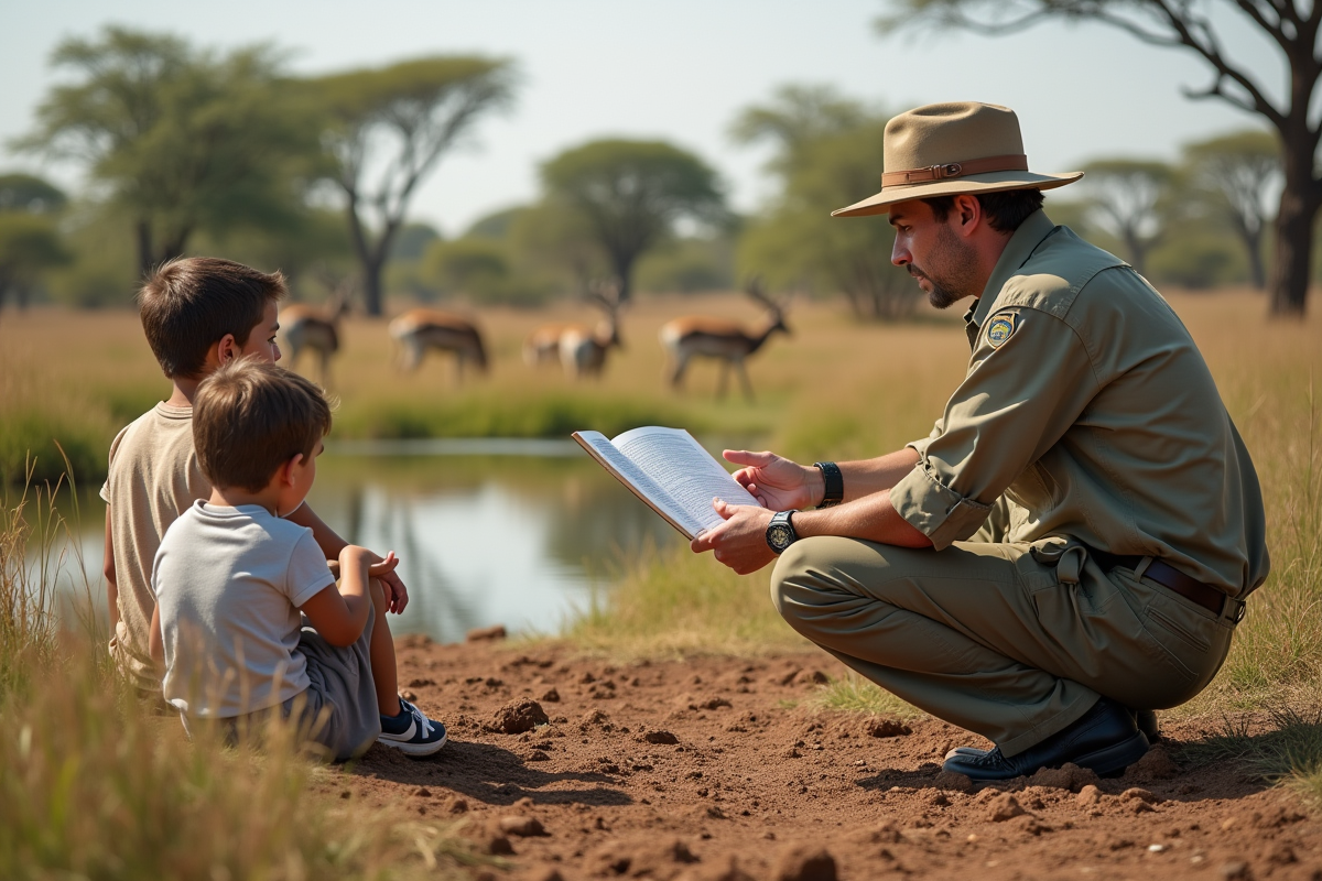 Guide expliquant des traces d